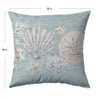 Bluewater BW2 Seafoam Chenille Decorative Pillow