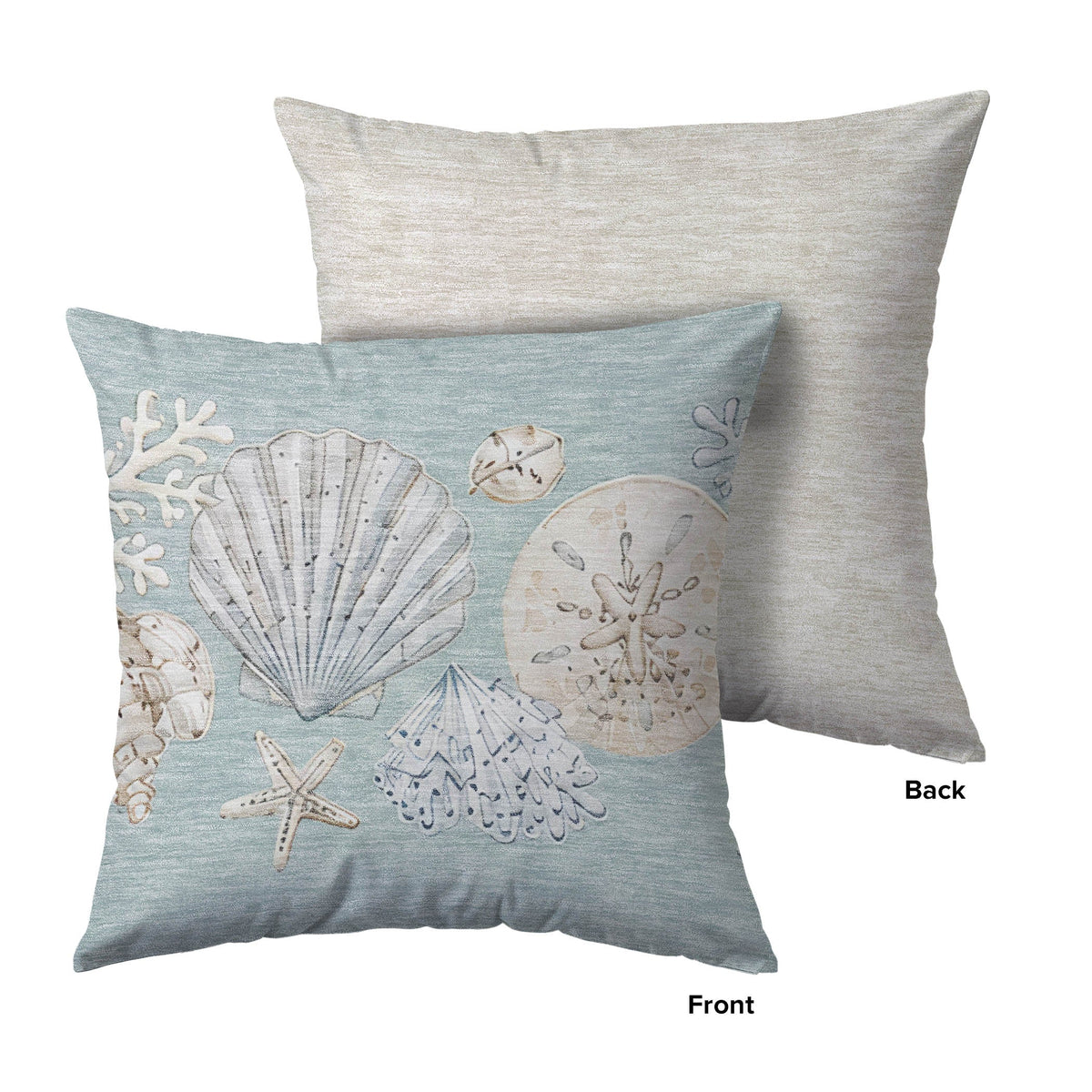 Bluewater BW2 Seafoam Chenille Decorative Pillow