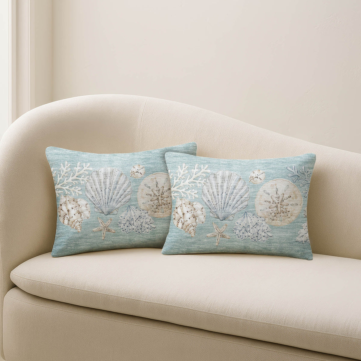 Bluewater BW2 Seafoam Chenille Decorative Pillow