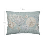 Bluewater BW2 Seafoam Chenille Decorative Pillow