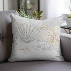 Bluewater BW2 Silver Chenille Decorative Pillow