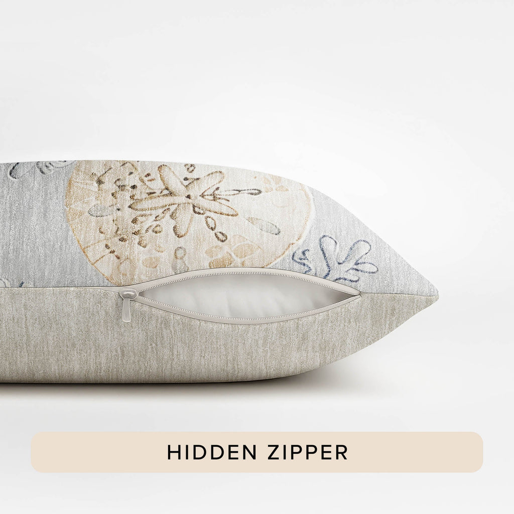 Bluewater BW2 Silver Chenille Decorative Pillow