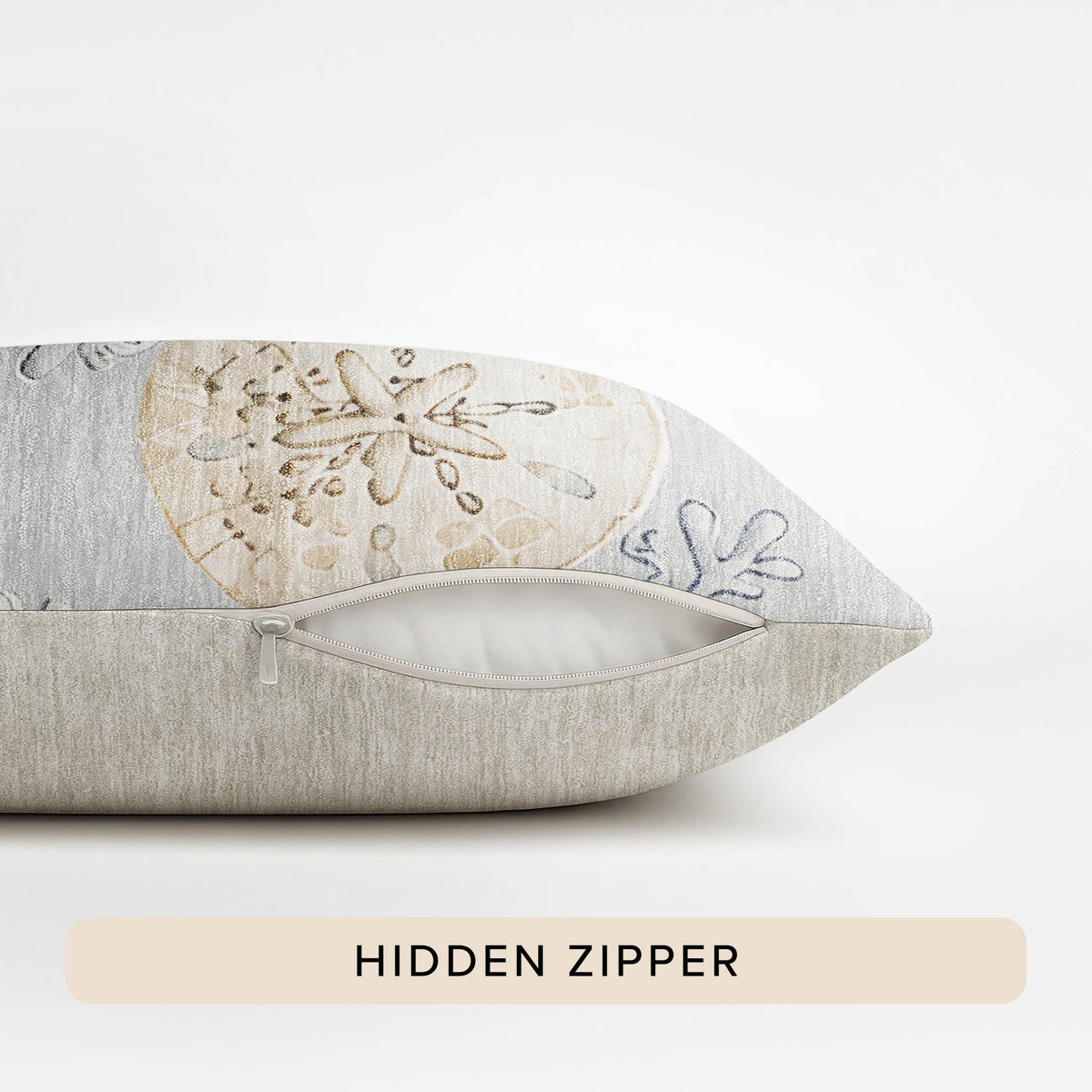 Bluewater BW2 Silver Chenille Decorative Pillow