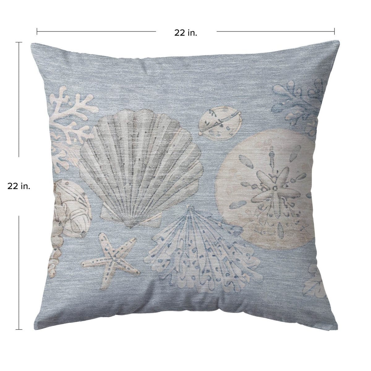 Bluewater BW2 Sky Chenille Decorative Pillow