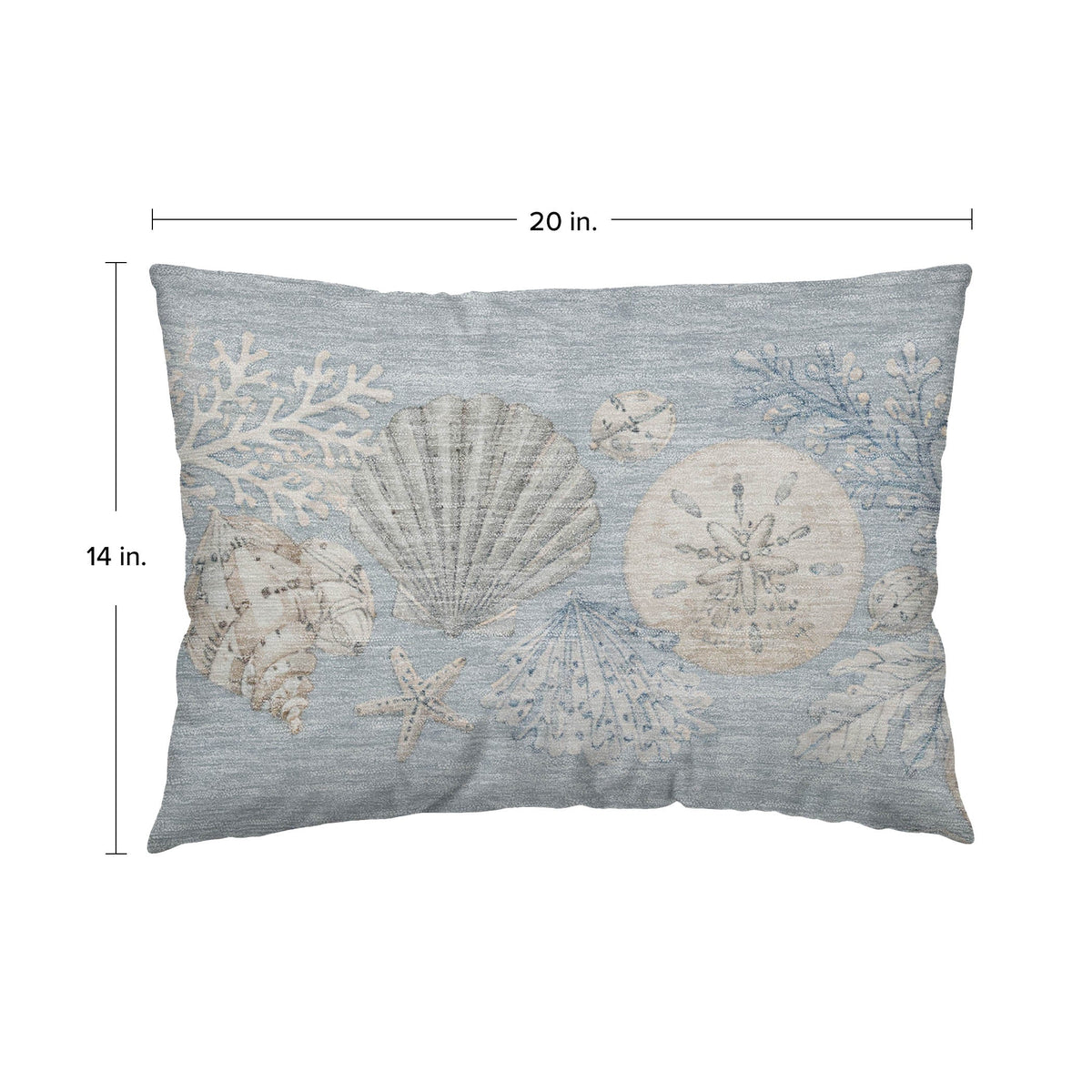 Bluewater BW2 Sky Chenille Decorative Pillow