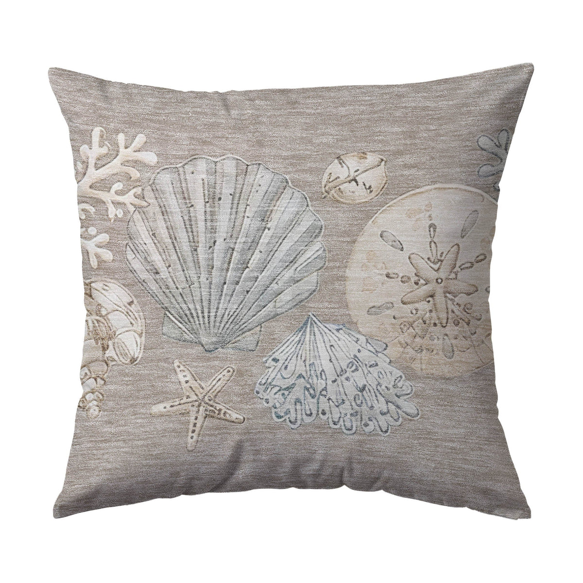 Bluewater BW2 Taupe Chenille Decorative Pillow