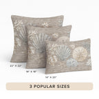 Bluewater BW2 Taupe Chenille Decorative Pillow