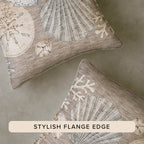 Bluewater BW2 Taupe Chenille Decorative Pillow