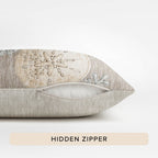 Bluewater BW2 Taupe Chenille Decorative Pillow