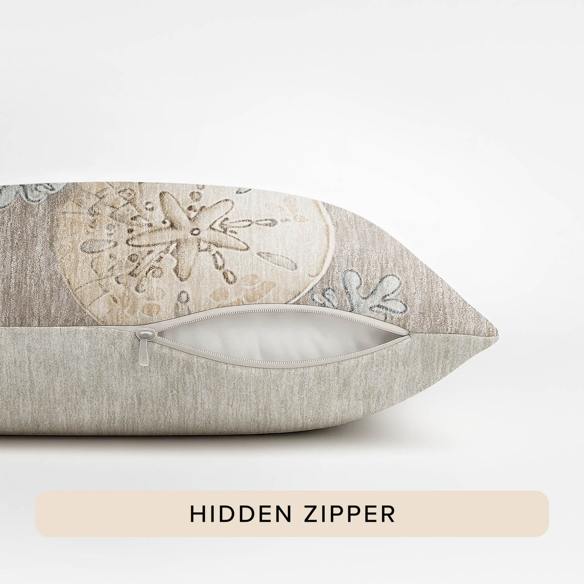 Bluewater BW2 Taupe Chenille Decorative Pillow