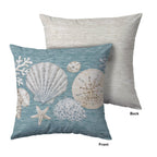 Bluewater BW2 Teal Chenille Decorative Pillow