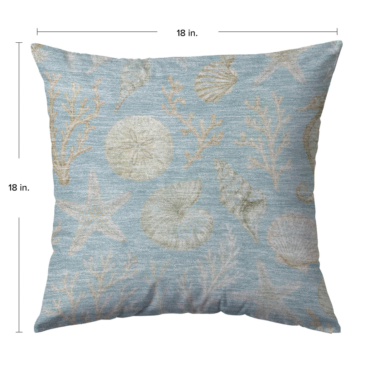 Bluewater BW3 Indigo Chenille Decorative Pillow