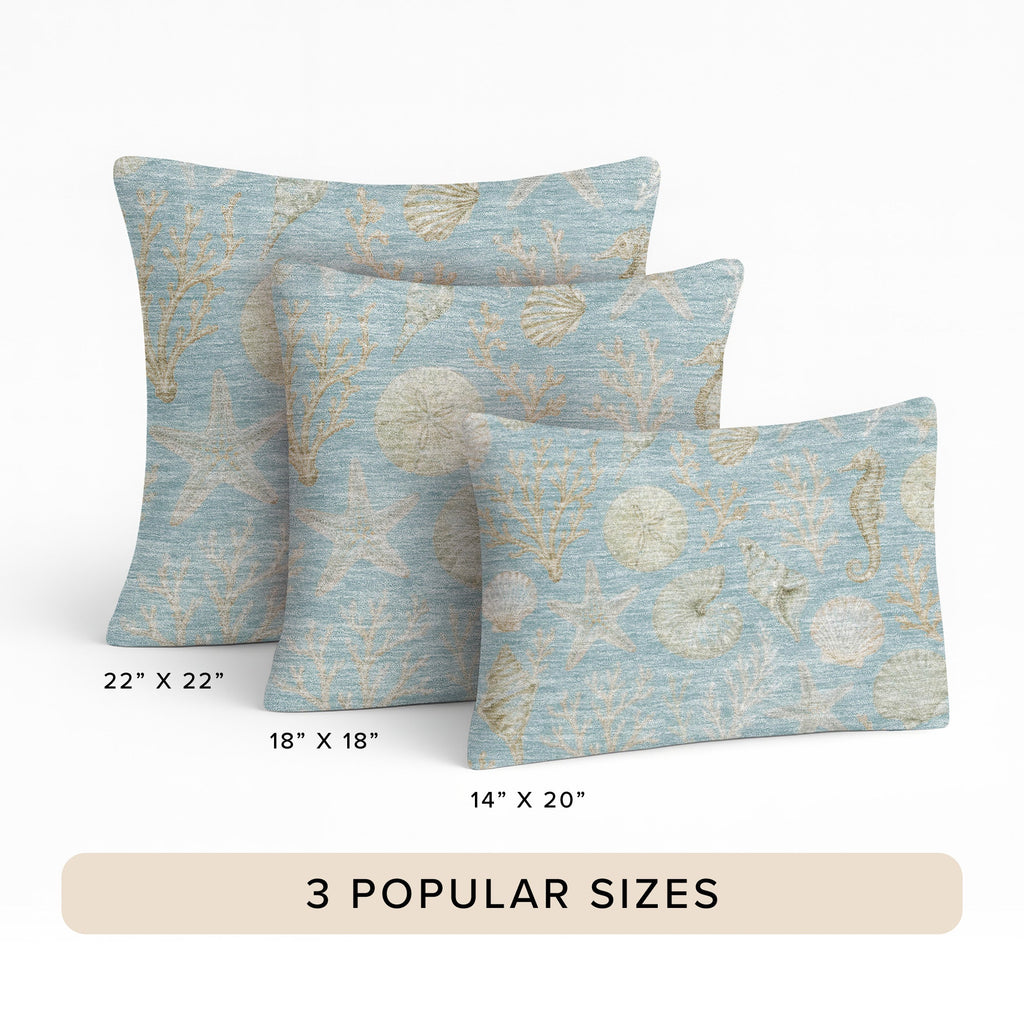 Bluewater BW3 Indigo Chenille Decorative Pillow