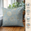 Bluewater BW3 Indigo Chenille Decorative Pillow