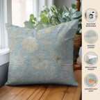 Bluewater BW3 Indigo Chenille Decorative Pillow