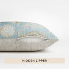Bluewater BW3 Indigo Chenille Decorative Pillow
