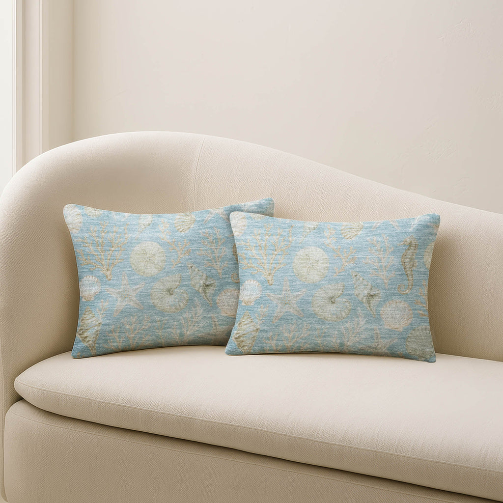 Bluewater BW3 Indigo Chenille Decorative Pillow