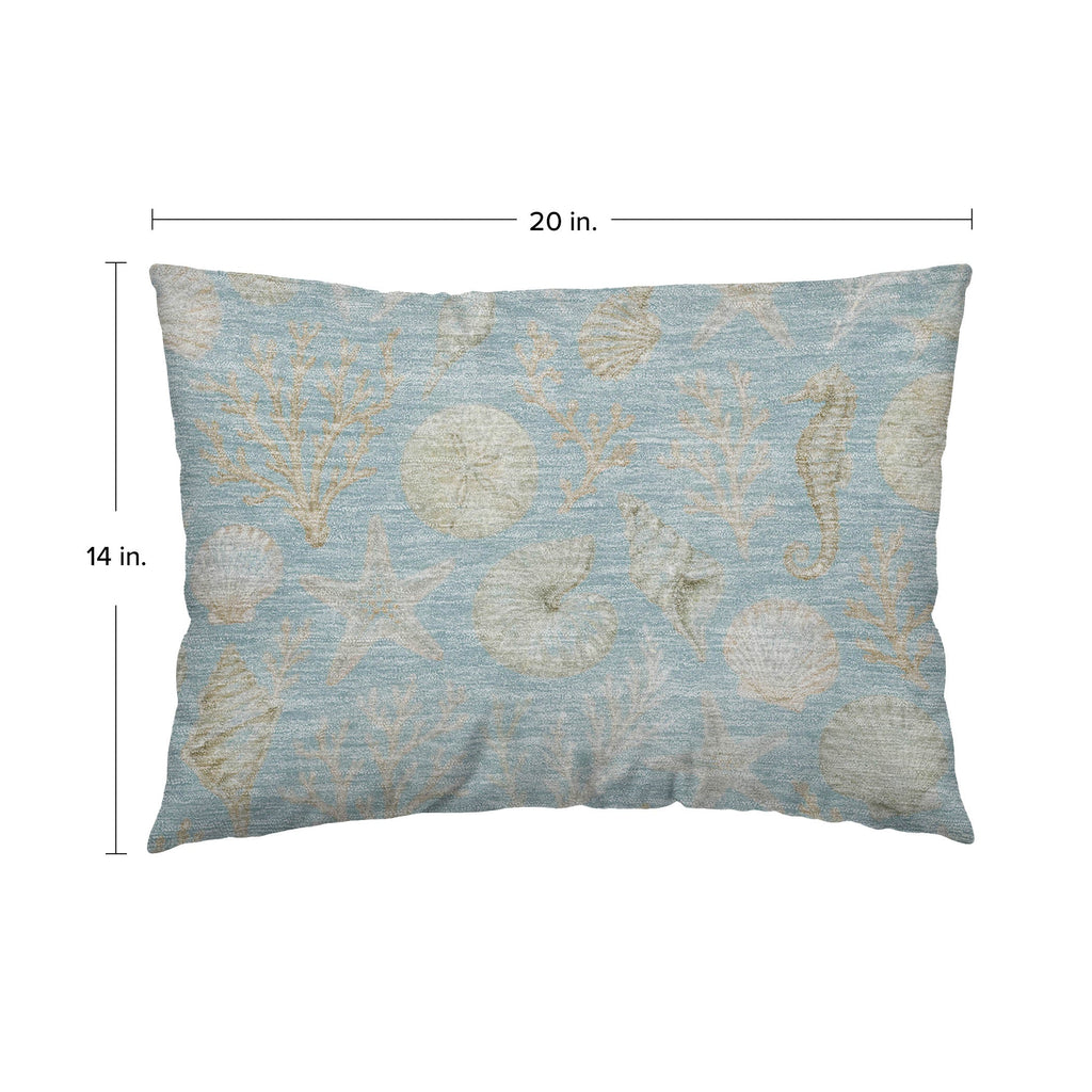 Bluewater BW3 Indigo Chenille Decorative Pillow
