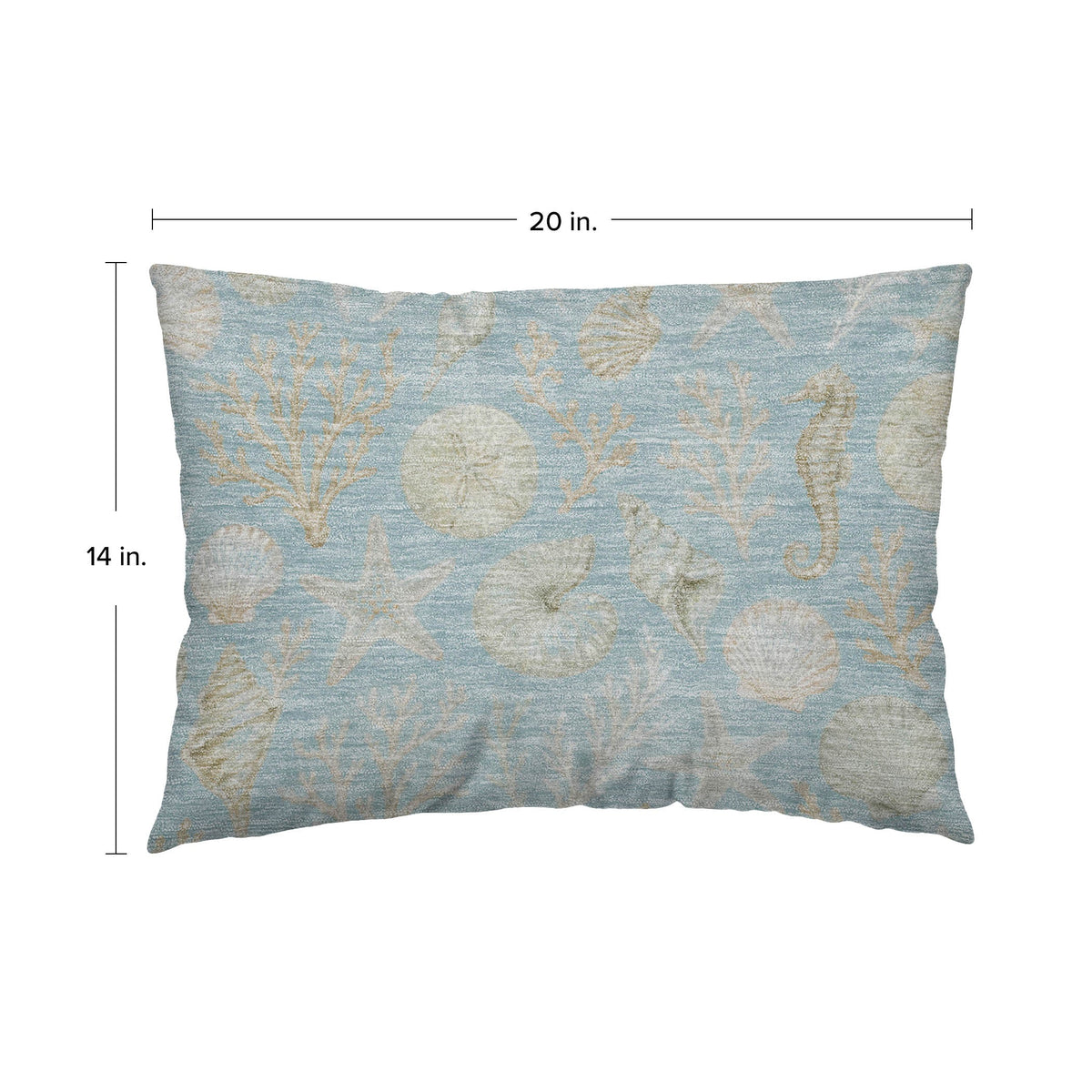 Bluewater BW3 Indigo Chenille Decorative Pillow