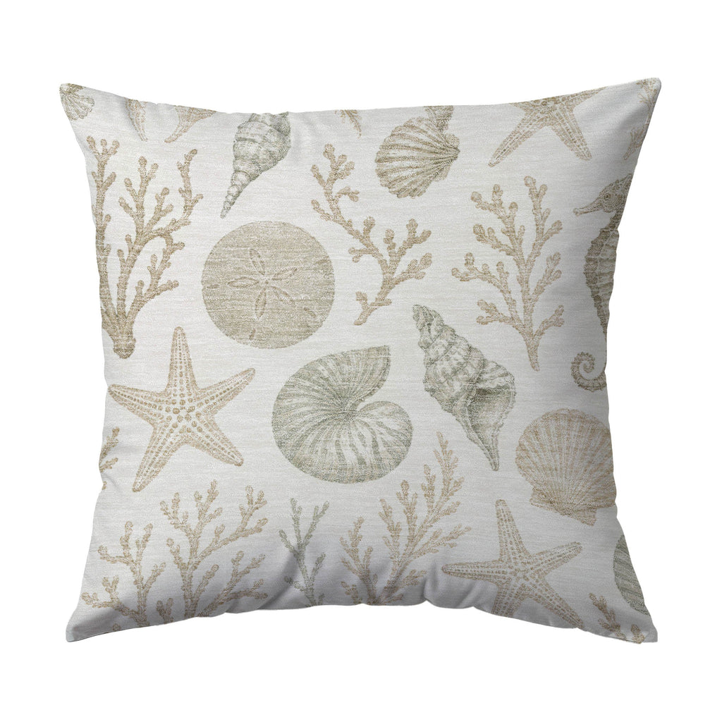 Bluewater BW3 Ivory Chenille Decorative Pillow