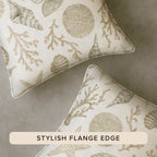 Bluewater BW3 Ivory Chenille Decorative Pillow