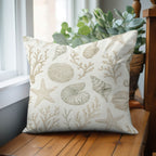 Bluewater BW3 Ivory Chenille Decorative Pillow