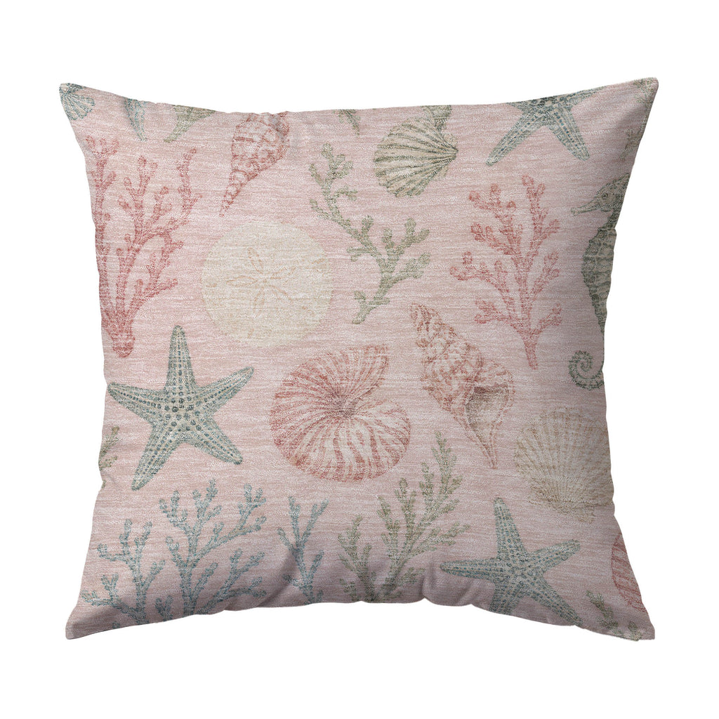Bluewater BW3 Pink Chenille Decorative Pillow