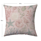 Bluewater BW3 Pink Chenille Decorative Pillow