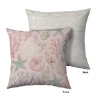 Bluewater BW3 Pink Chenille Decorative Pillow
