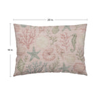 Bluewater BW3 Pink Chenille Decorative Pillow