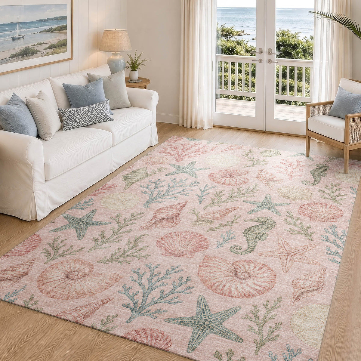 Bluewater BW3 Pink Rug
