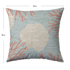Bluewater BW4 Aqua Chenille Decorative Pillow