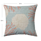 Bluewater BW4 Aqua Chenille Decorative Pillow