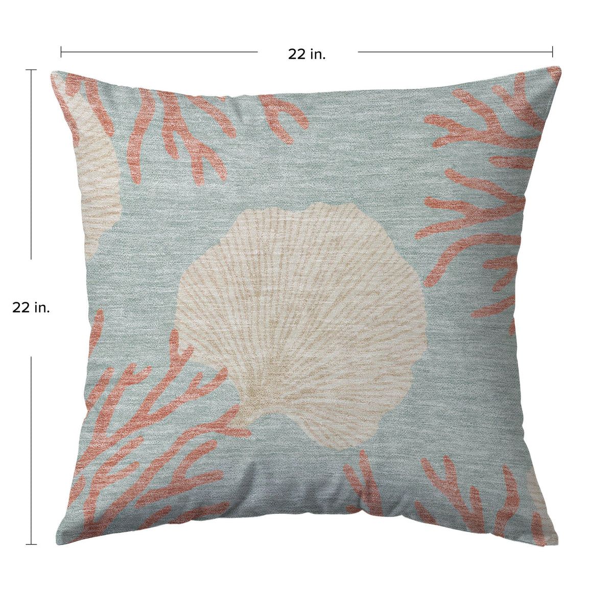 Bluewater BW4 Aqua Chenille Decorative Pillow