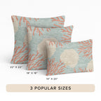 Bluewater BW4 Aqua Chenille Decorative Pillow