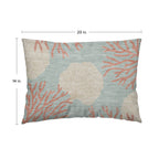 Bluewater BW4 Aqua Chenille Decorative Pillow