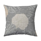 Bluewater BW4 Gray Chenille Decorative Pillow
