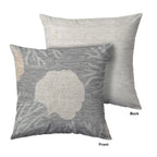 Bluewater BW4 Gray Chenille Decorative Pillow