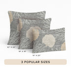 Bluewater BW4 Gray Chenille Decorative Pillow