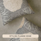 Bluewater BW4 Gray Chenille Decorative Pillow