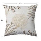 Bluewater BW4 Ivory Chenille Decorative Pillow