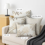 Bluewater BW4 Ivory Chenille Decorative Pillow