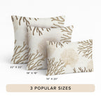 Bluewater BW4 Ivory Chenille Decorative Pillow