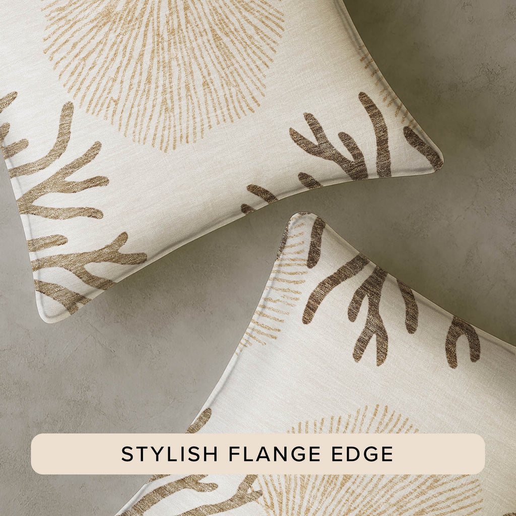 Bluewater BW4 Ivory Chenille Decorative Pillow