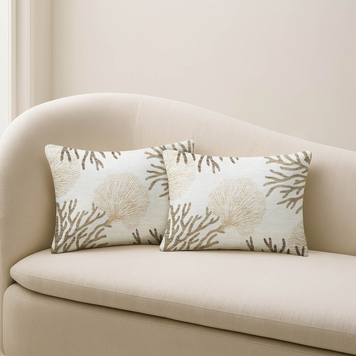 Bluewater BW4 Ivory Chenille Decorative Pillow