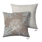 Bluewater BW4 Taupe Chenille Decorative Pillow