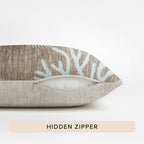Bluewater BW4 Taupe Chenille Decorative Pillow