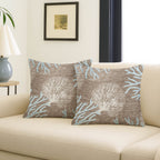 Bluewater BW4 Taupe Chenille Decorative Pillow
