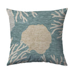 Bluewater BW4 Teal Chenille Decorative Pillow
