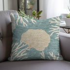 Bluewater BW4 Teal Chenille Decorative Pillow